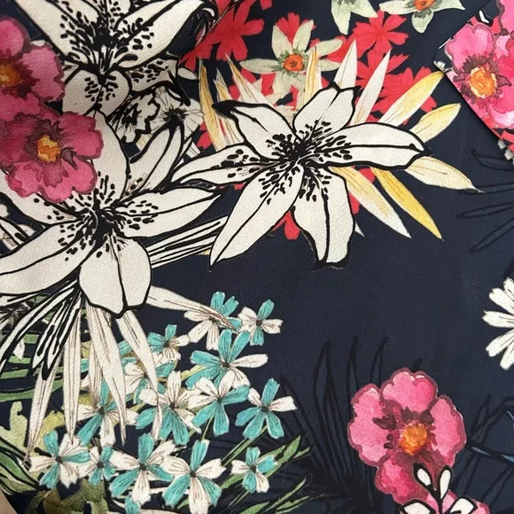 Zara Dark Floral Jumpsuit - Picture 3 of 9